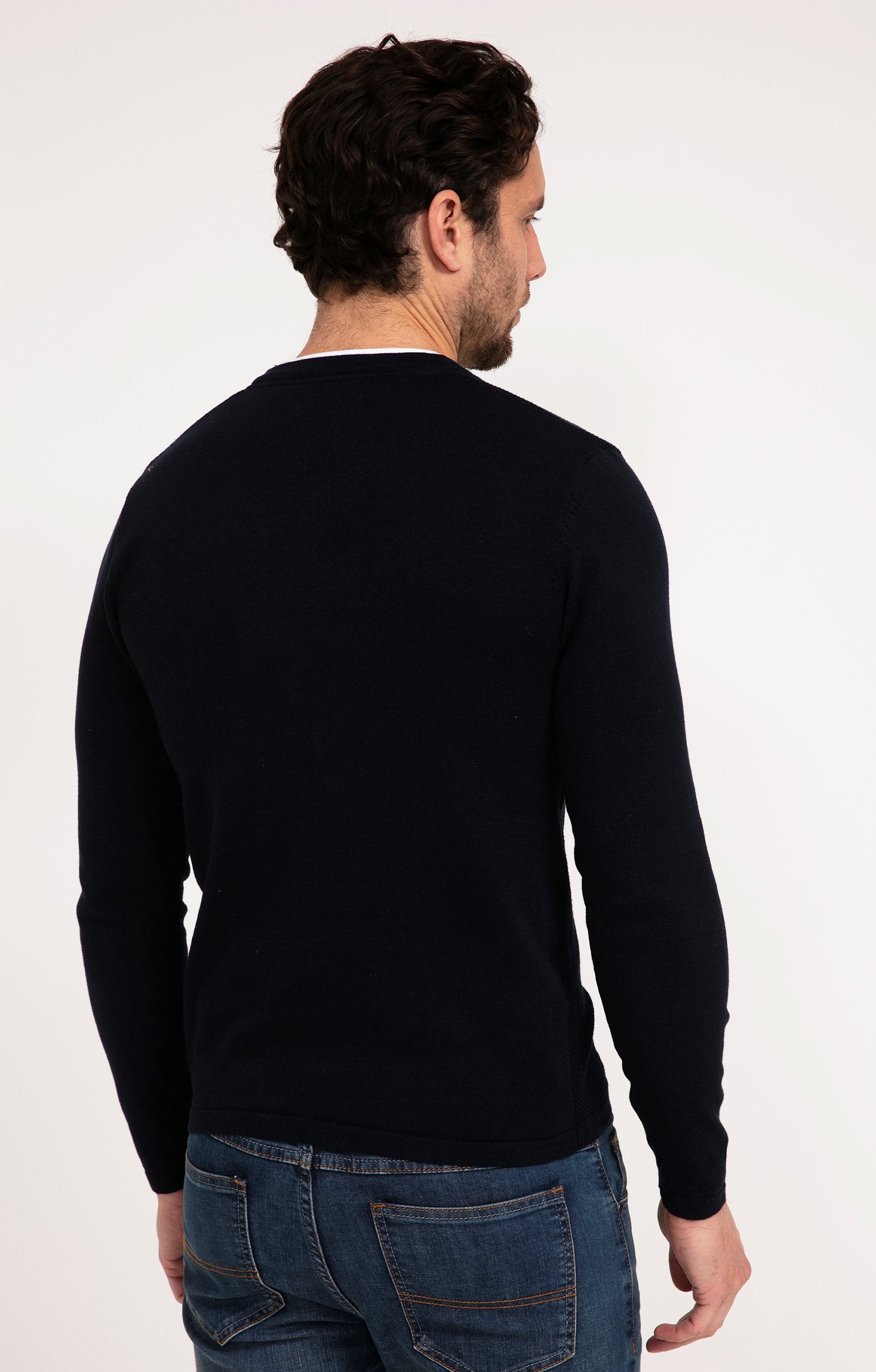 Pull col tunisien uni jerti
