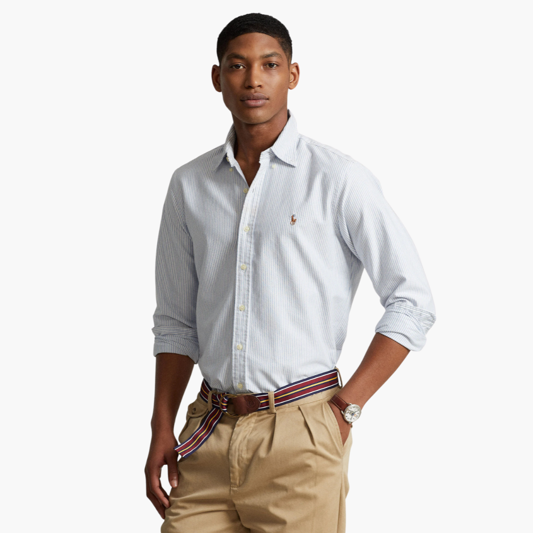 Chemise Oxford Slim Fit Polo R&L + Cadeau Exclusif
