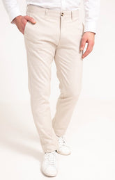 Pantalon chino creamy