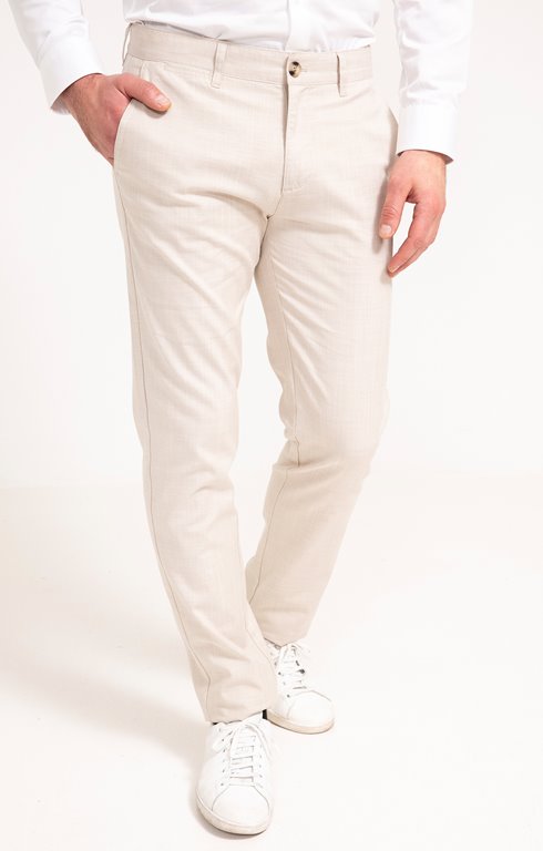 Pantalon chino creamy