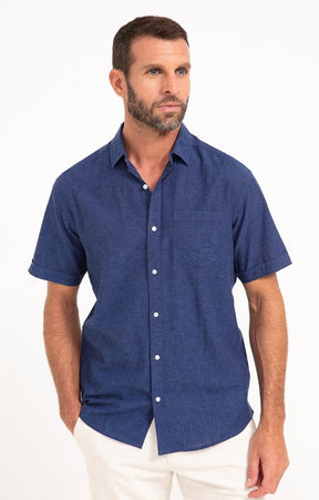 Chemise manches courtes unie Colin