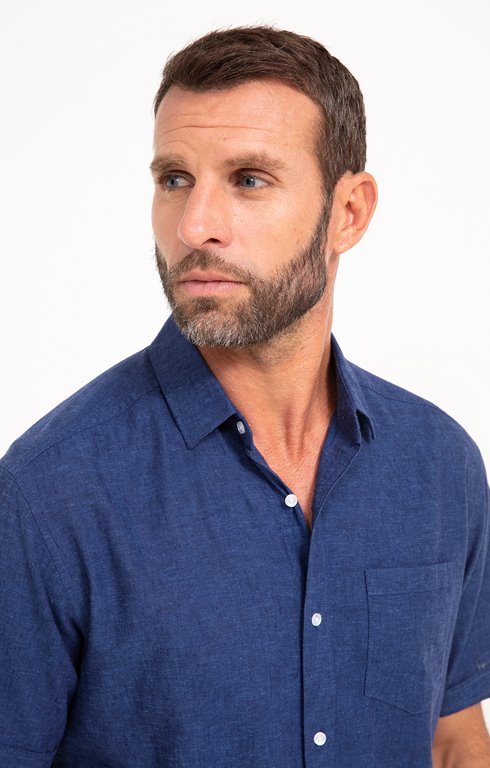 Chemise manches courtes unie Colin