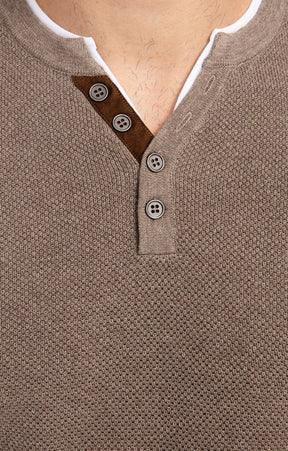 Pull col tunisien uni jerti