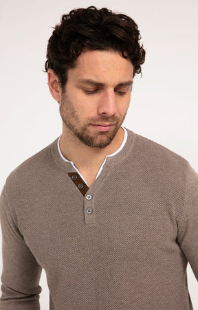 Pull col tunisien uni jerti
