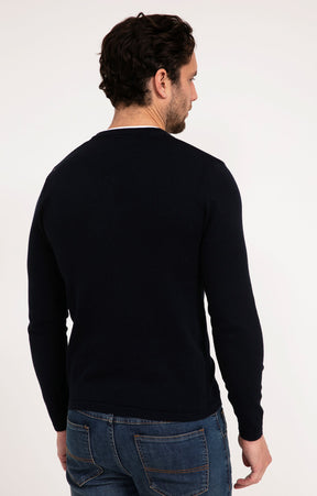 Pull col tunisien uni jerti